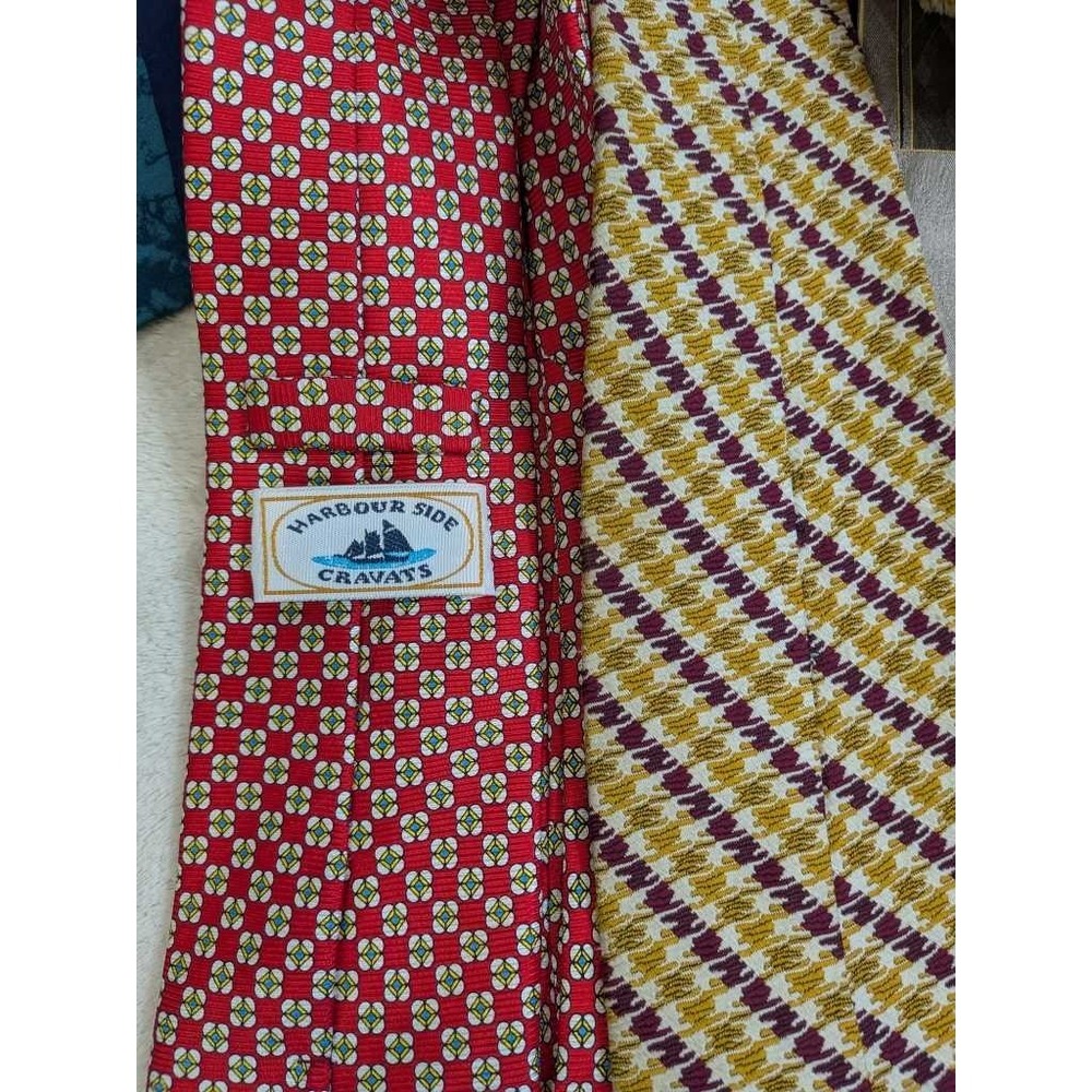 Lot 10 Vintage Retro Mens Ties - Assorted Patterns Styles Brands - Picture 7 of 11